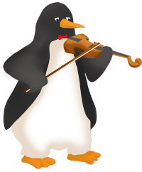 summer penguin clipart - photo #35