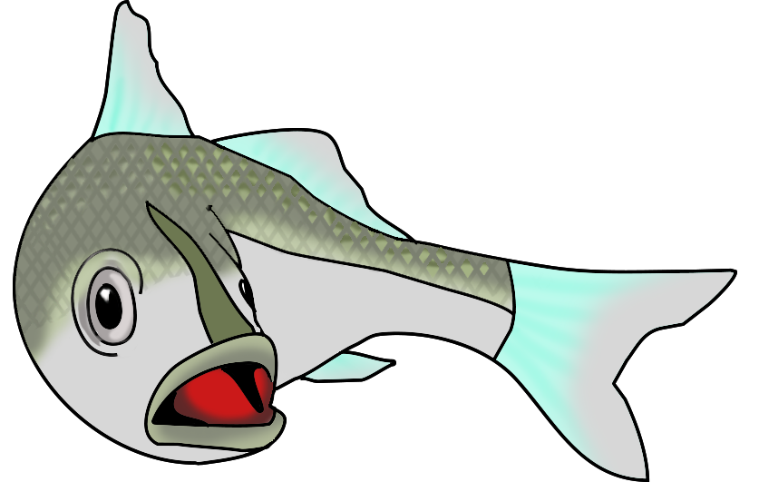 clipart of fish in water - photo #18