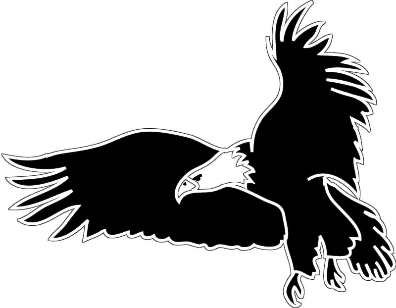 eagle landing clip art - photo #20