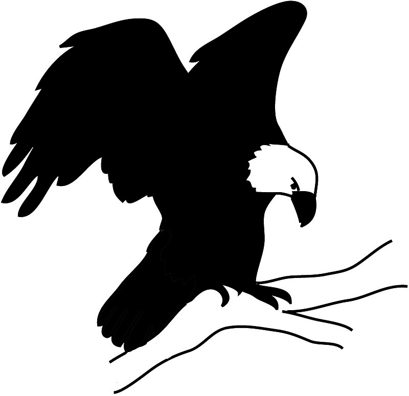 eagle landing clip art - photo #28