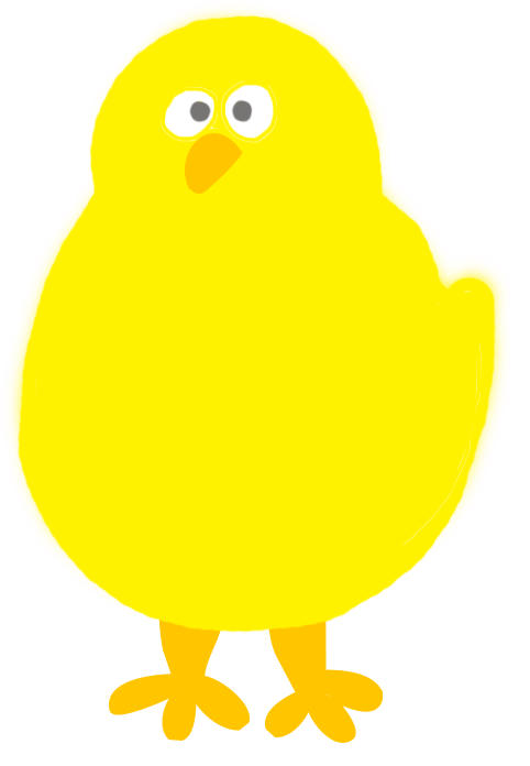 yellow chicken clip art - photo #16