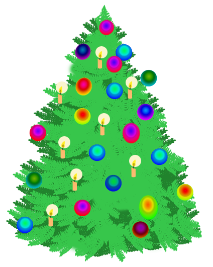 christmas tree lights clipart - photo #32
