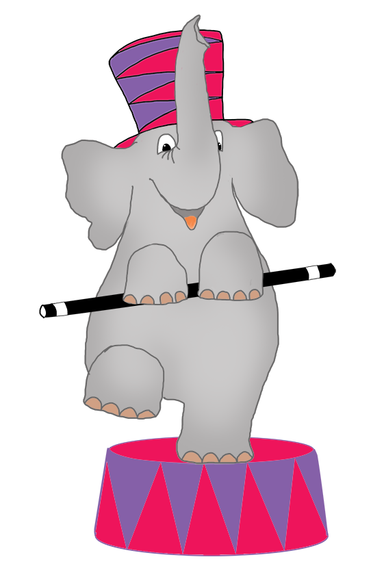 clipart circus elephant - photo #22