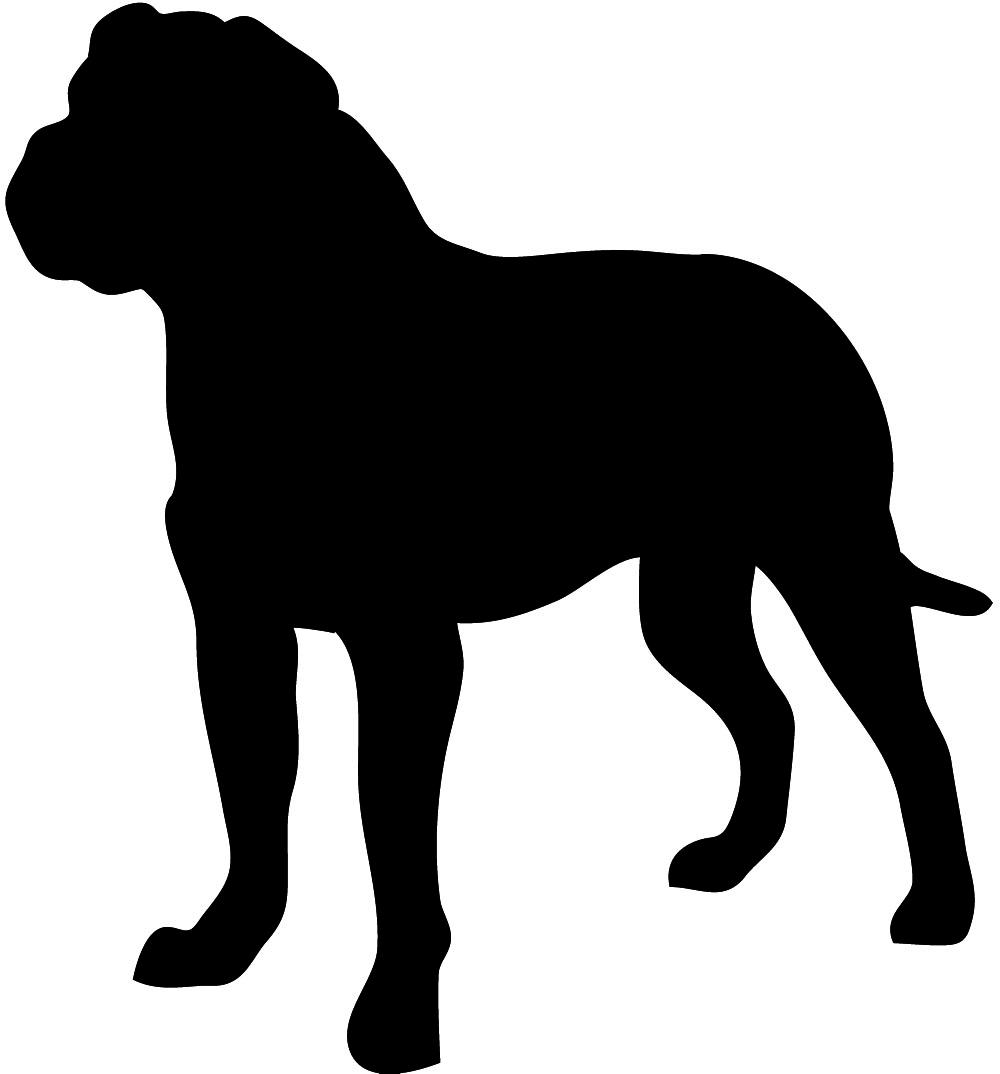 clipart dog silhouette - photo #25