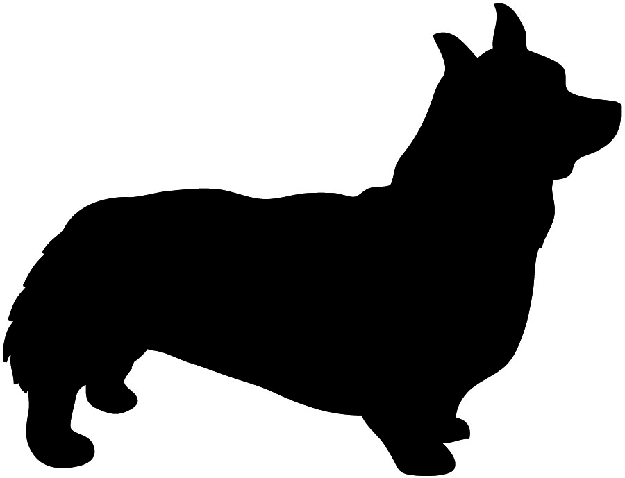 free clipart dog silhouette - photo #27