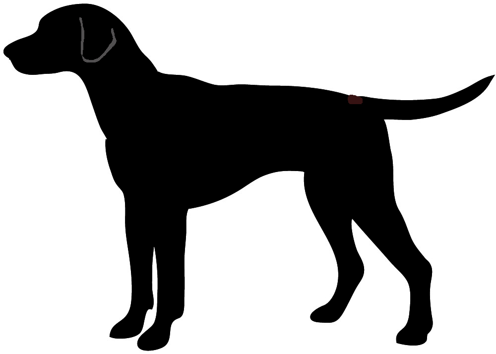 free clipart dog silhouette - photo #3