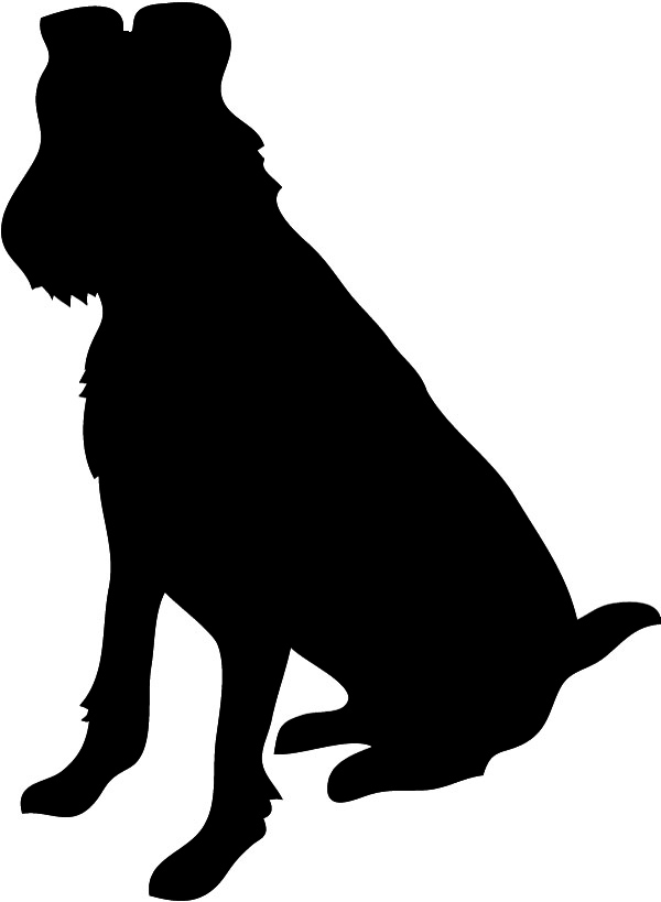 clipart dog silhouette - photo #21
