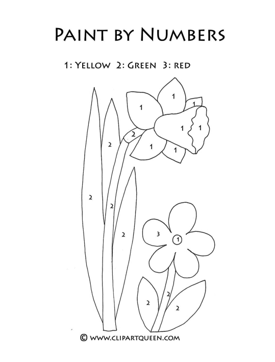 paint by numbers coloring pages - photo #32