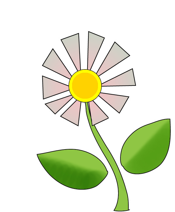 clipart flowers and leaves - photo #25