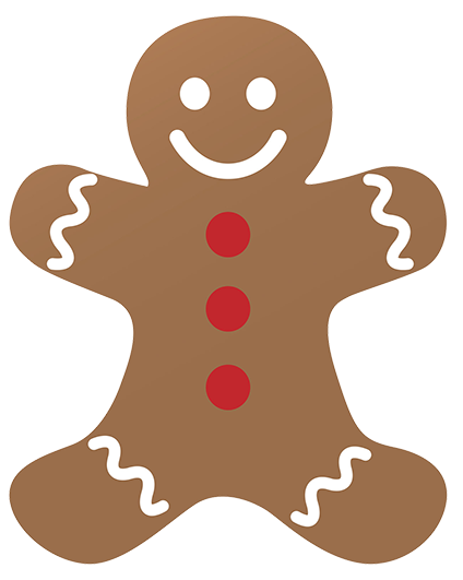 gingerbread man border clipart free - photo #15