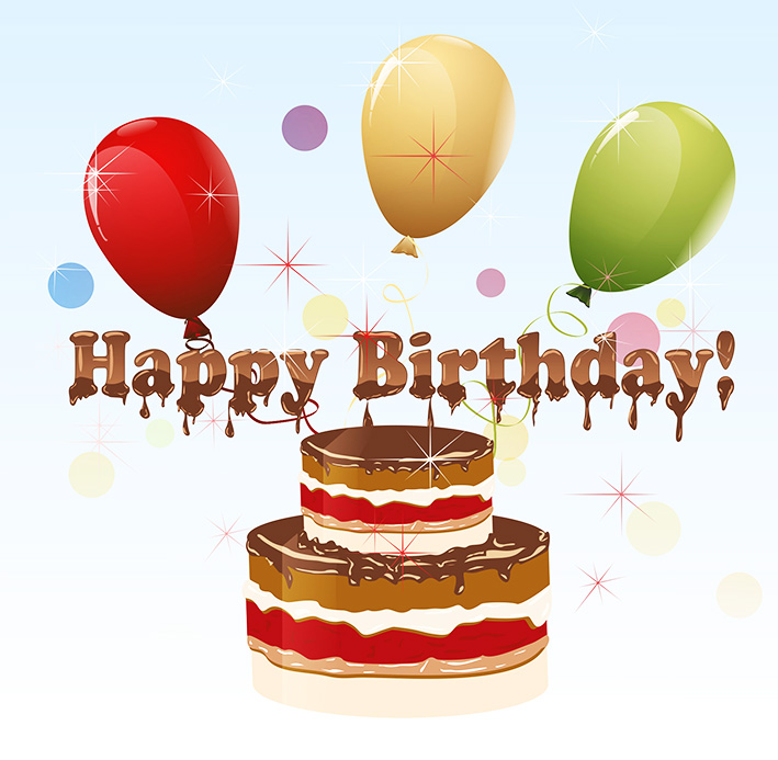 clip art birthday cake and balloons - photo #32