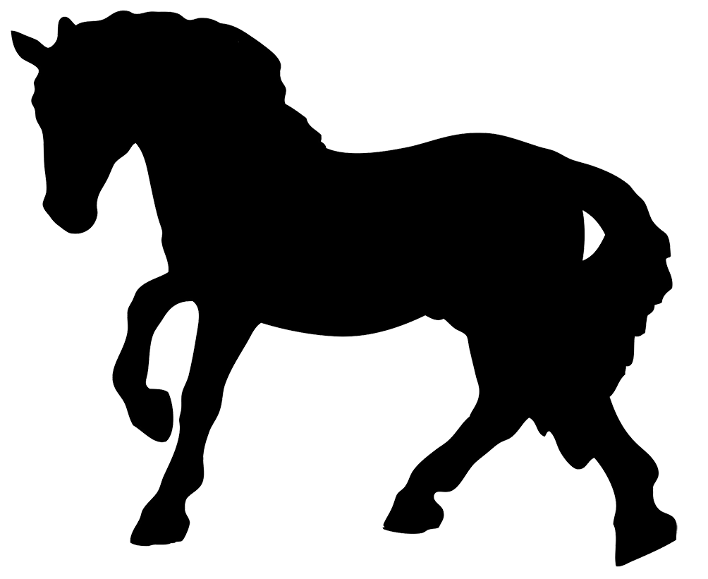 clipart horse silhouette - photo #45