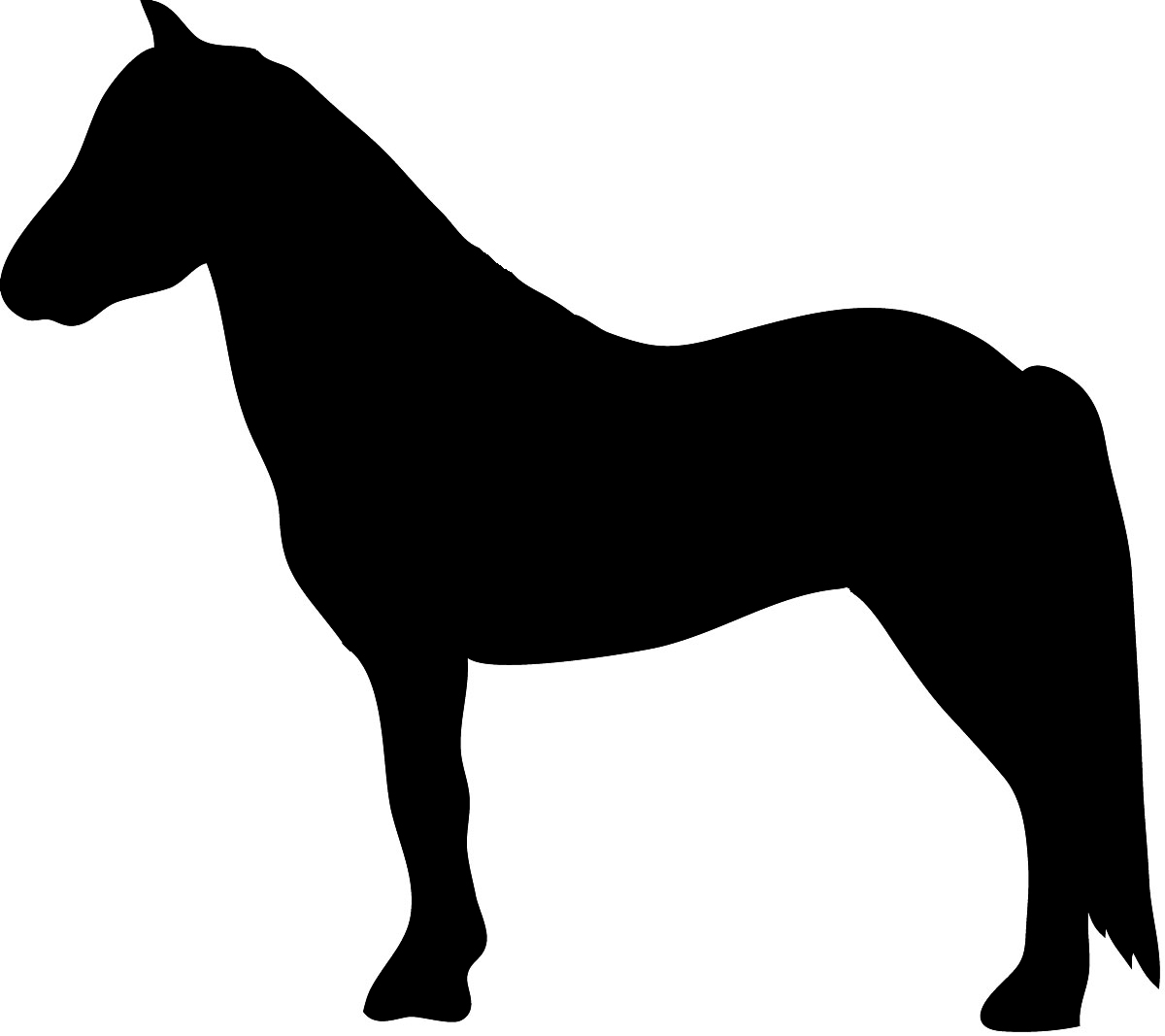 clipart of horse standing - photo #32