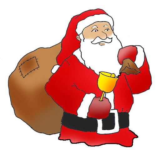 free clipart santa bag - photo #31