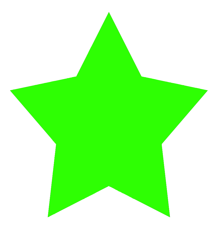clipart green star - photo #39