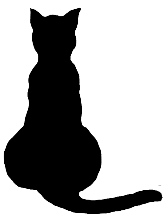 free clip art cat silhouette - photo #39