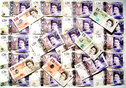 10 pound notes
