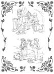 Victorian printable coloring pictures