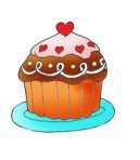 valentines day ideas cupcake clipart