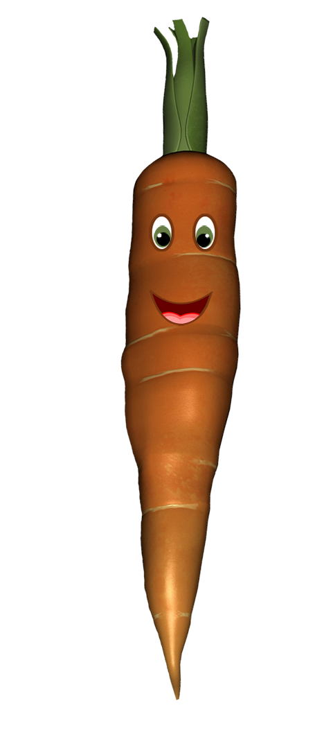 cartoon carrot clipart