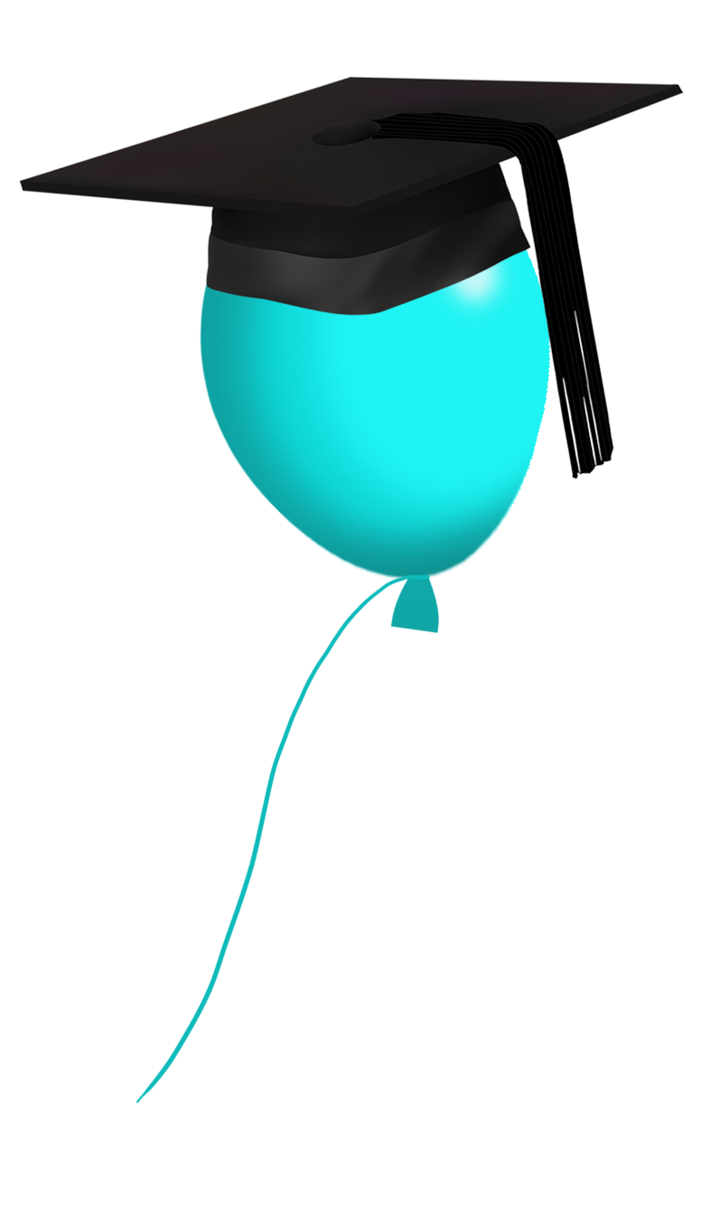 graduation ballloon with cap