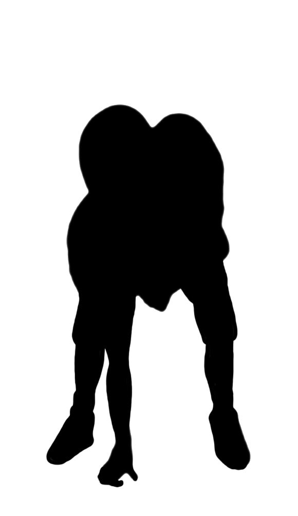 football player silhouette