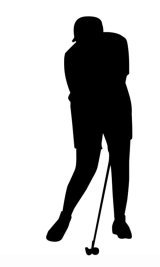 golf player clipart