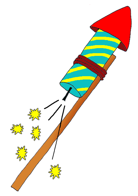 New Years rocket