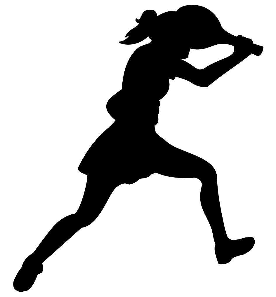 female tennis player clipart