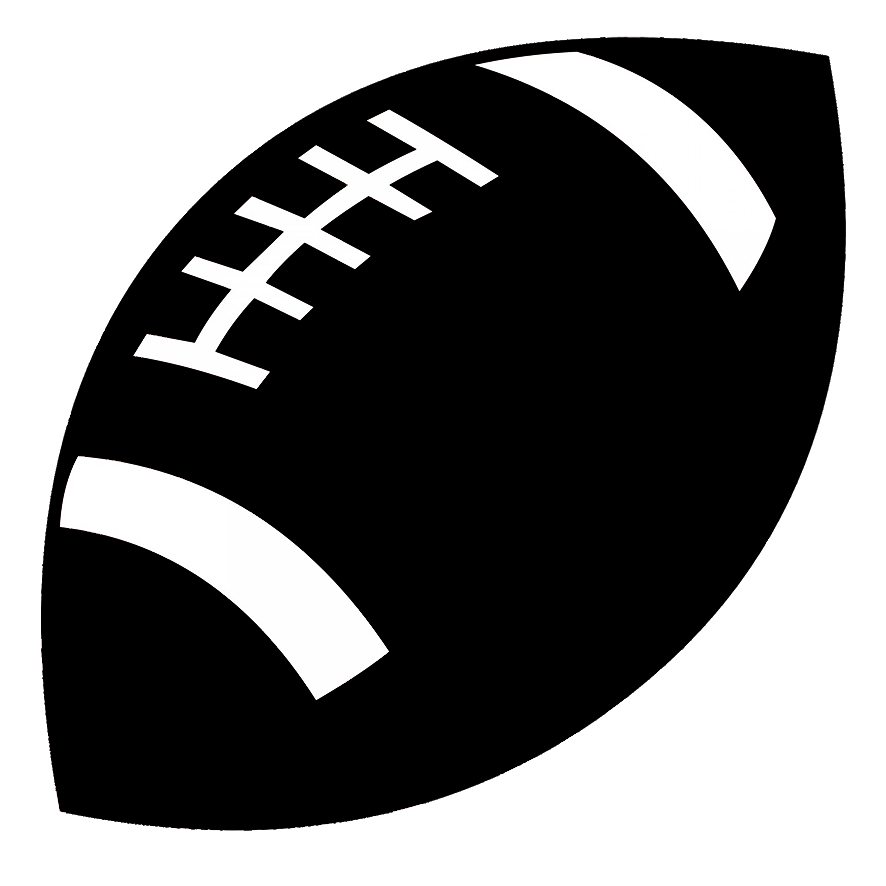 football ball silhouette