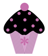 cupcake purple