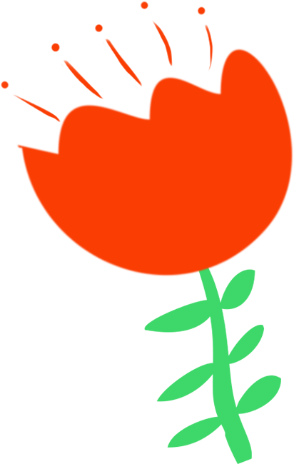 red scrapbooking flower digital use