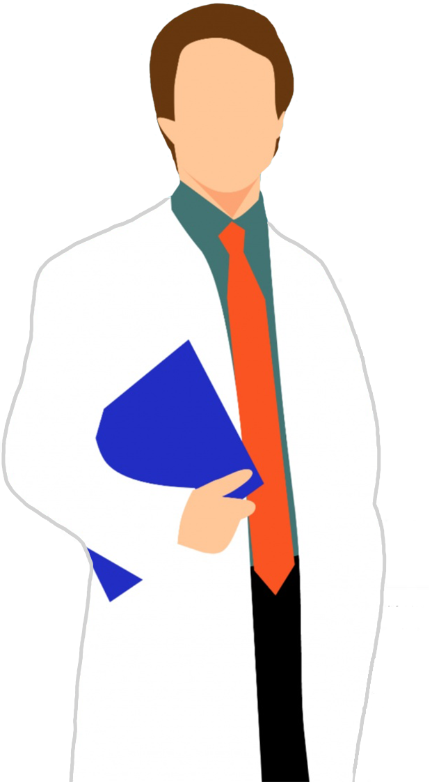 doctor with journal clipart