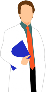 doctor with journal clipart