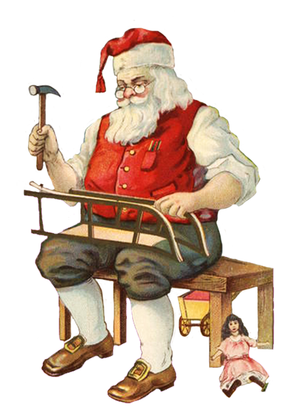 vintage Christmas clip art