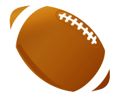 sports clipart football ball