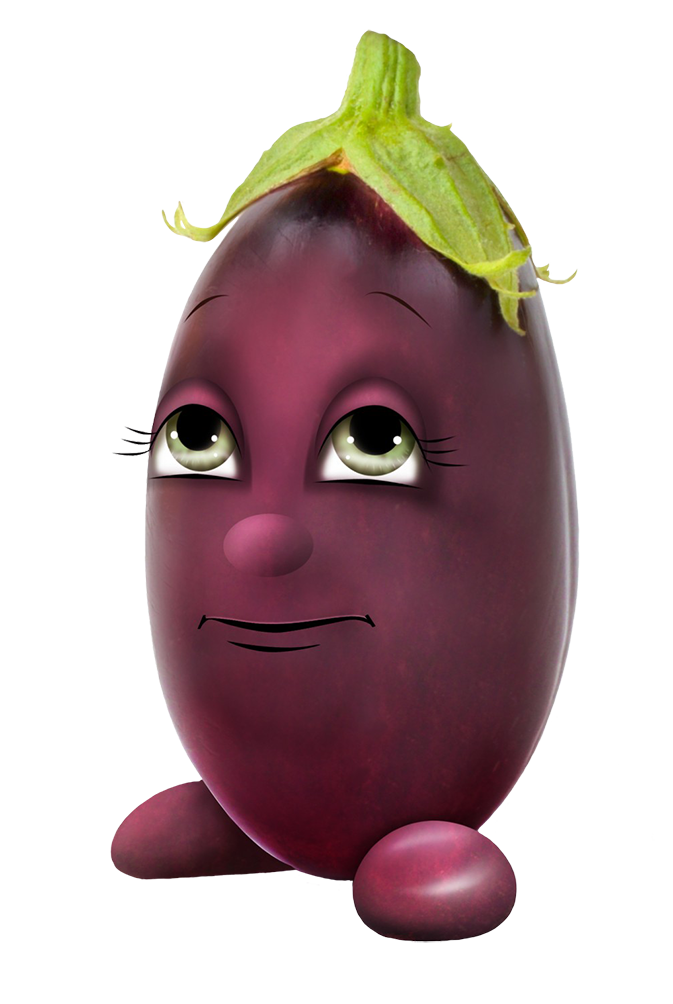 cartoon eggplant