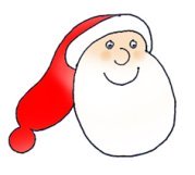 Santa head