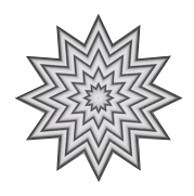 grey star pattern clipart
