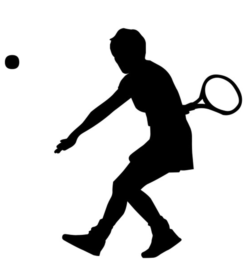 sport clipart tennis player