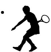 sport clipart tennis player