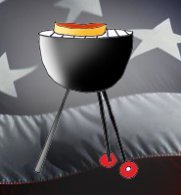 4th of july graphics barbecue flag