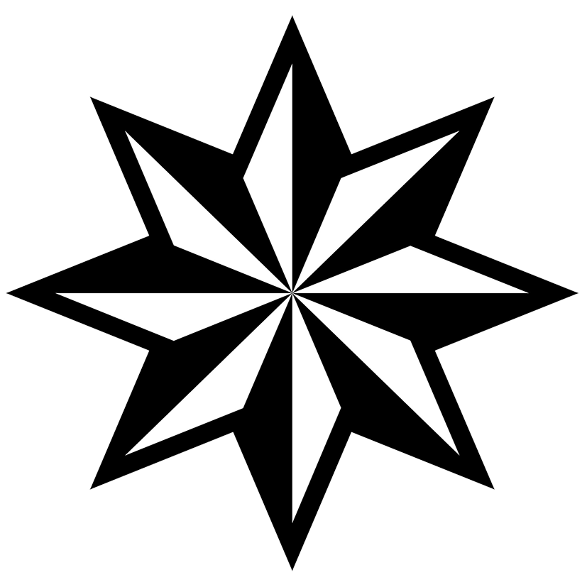 black star clipart