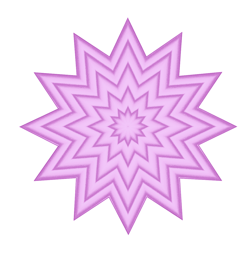 pink clipart with star pattern