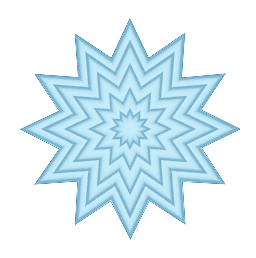 light blue star pattern