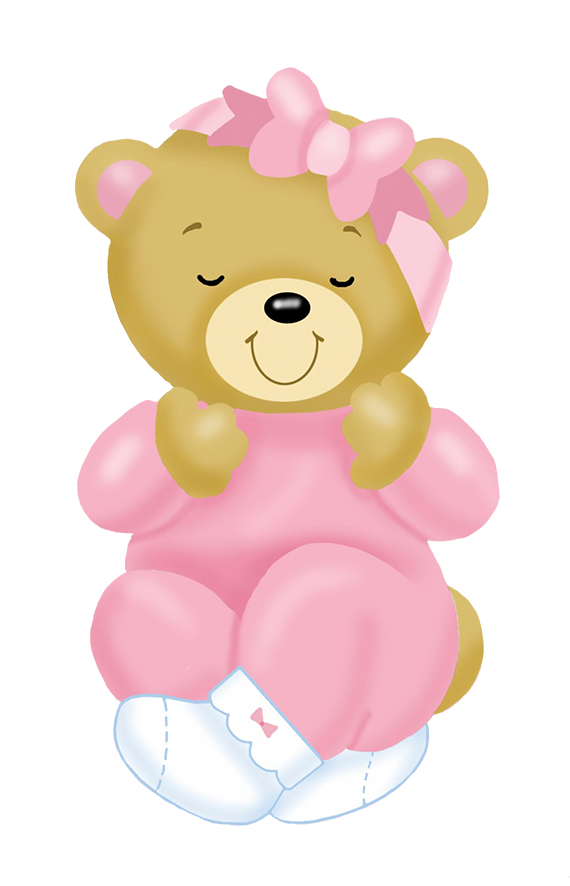 baby teddy bear pink