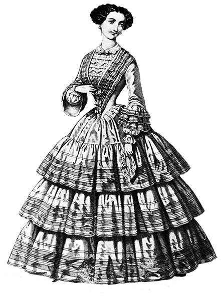 Clip Art of Victorian Clothing