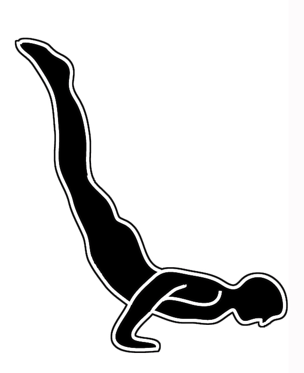 gymnastics silhouette