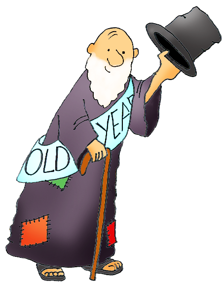 Old Year saying godbye