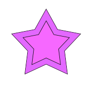 pink star graphic